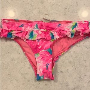 Floral Bathing Suit Bottom NEVER WORN